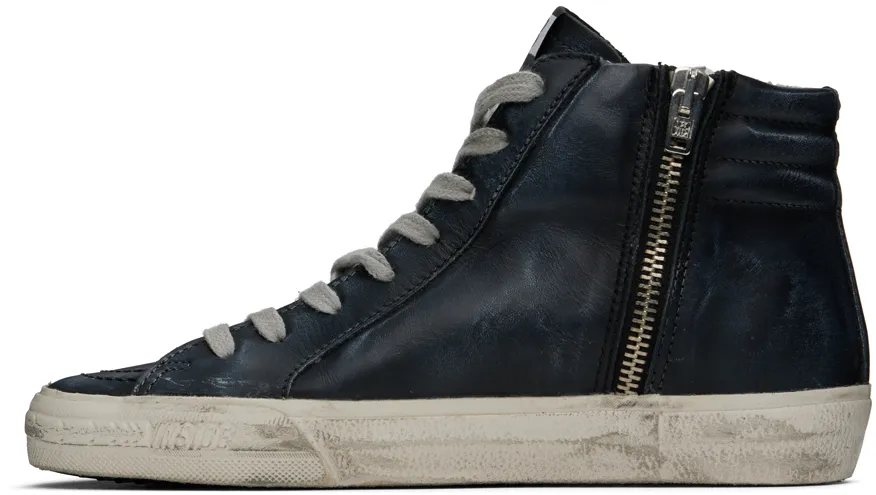 Golden Goose Deluxe Brand Distressed High-Top Sneakers