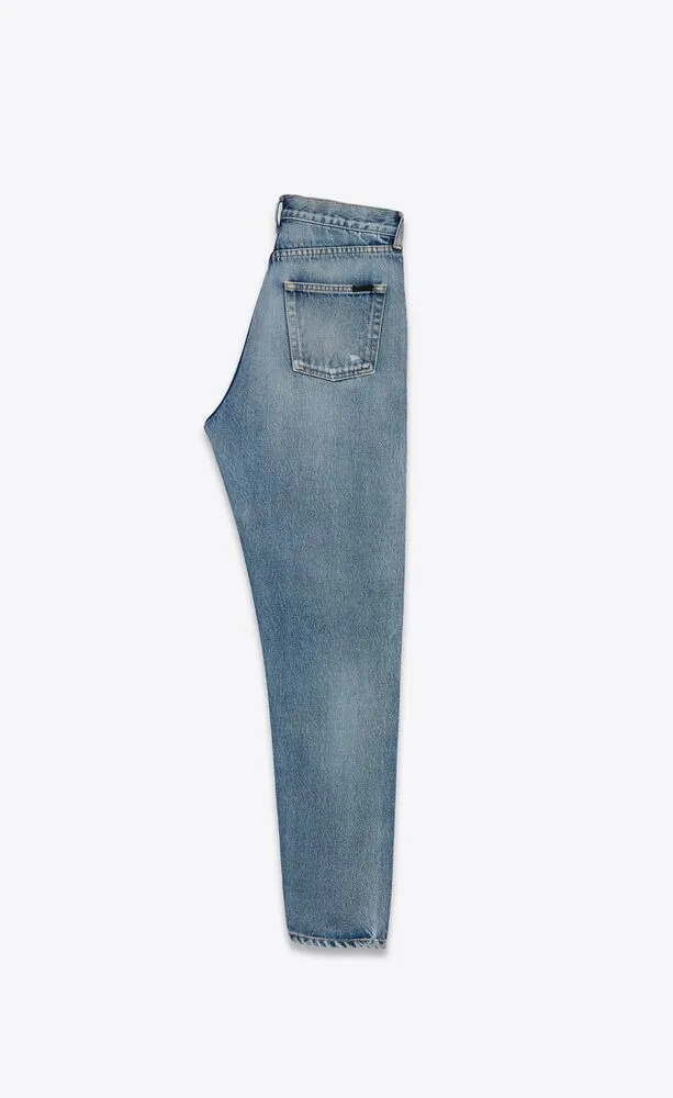 Saint Laurent High Waist Slim-Fit Jeans