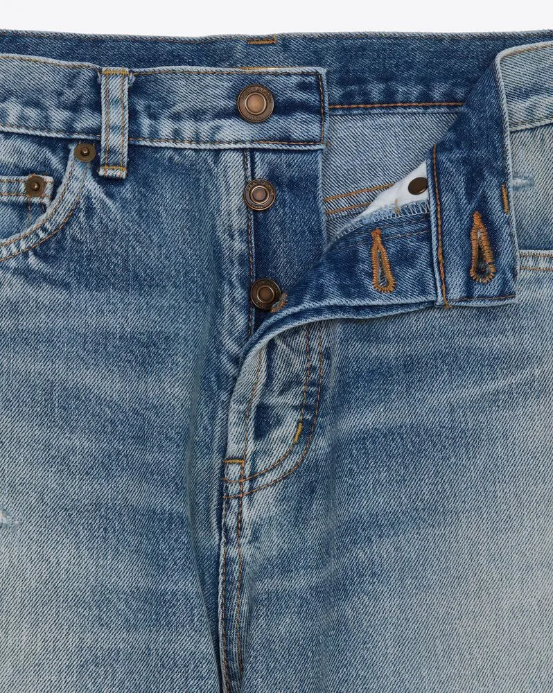 Saint Laurent High Waist Slim-Fit Jeans