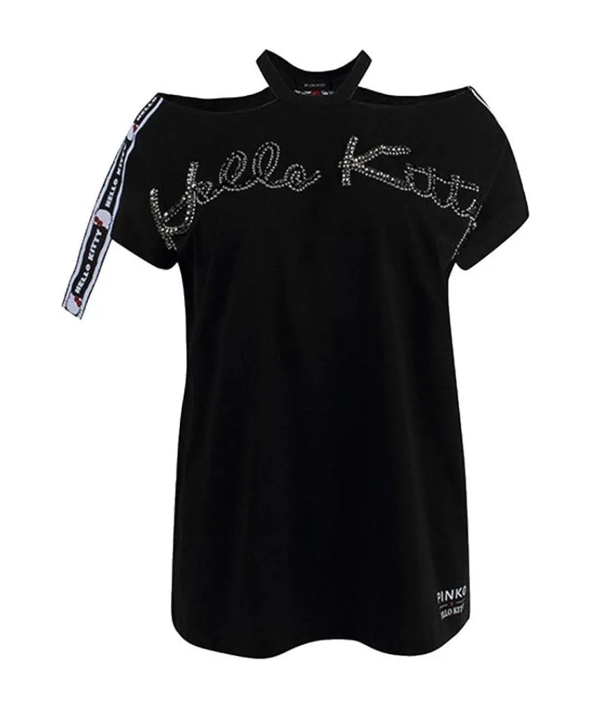 Pinko X Hello Kitty Shoulder-Length T-Shirt