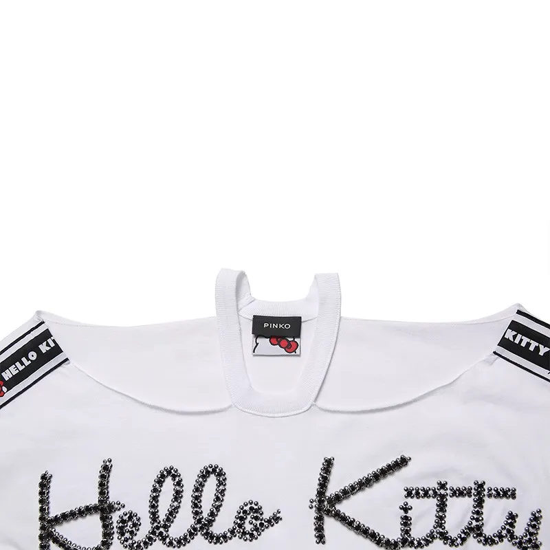 Pinko X Hello Kitty Shoulder-Length T-Shirt