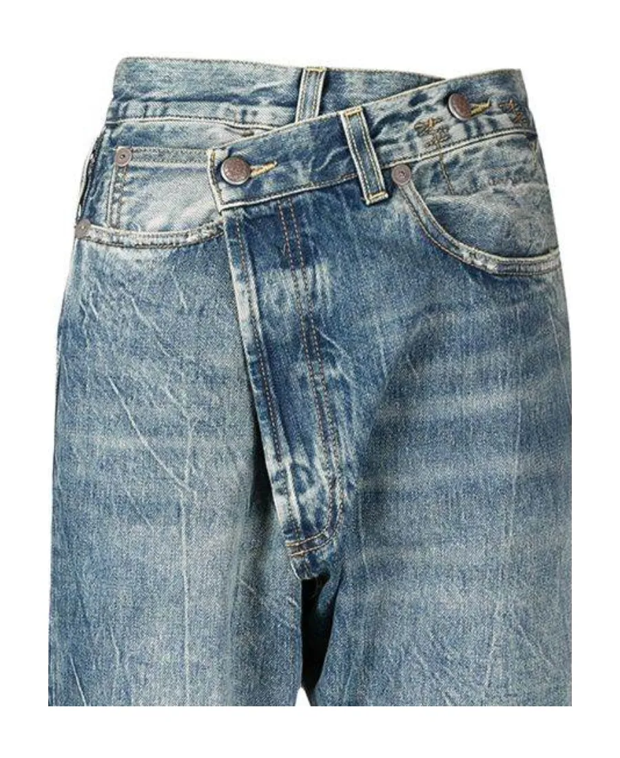 R13 Crossover Straight Leg Jeans