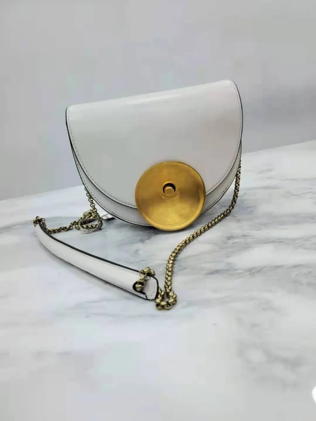 Small Monile Logo Shoulder Bag