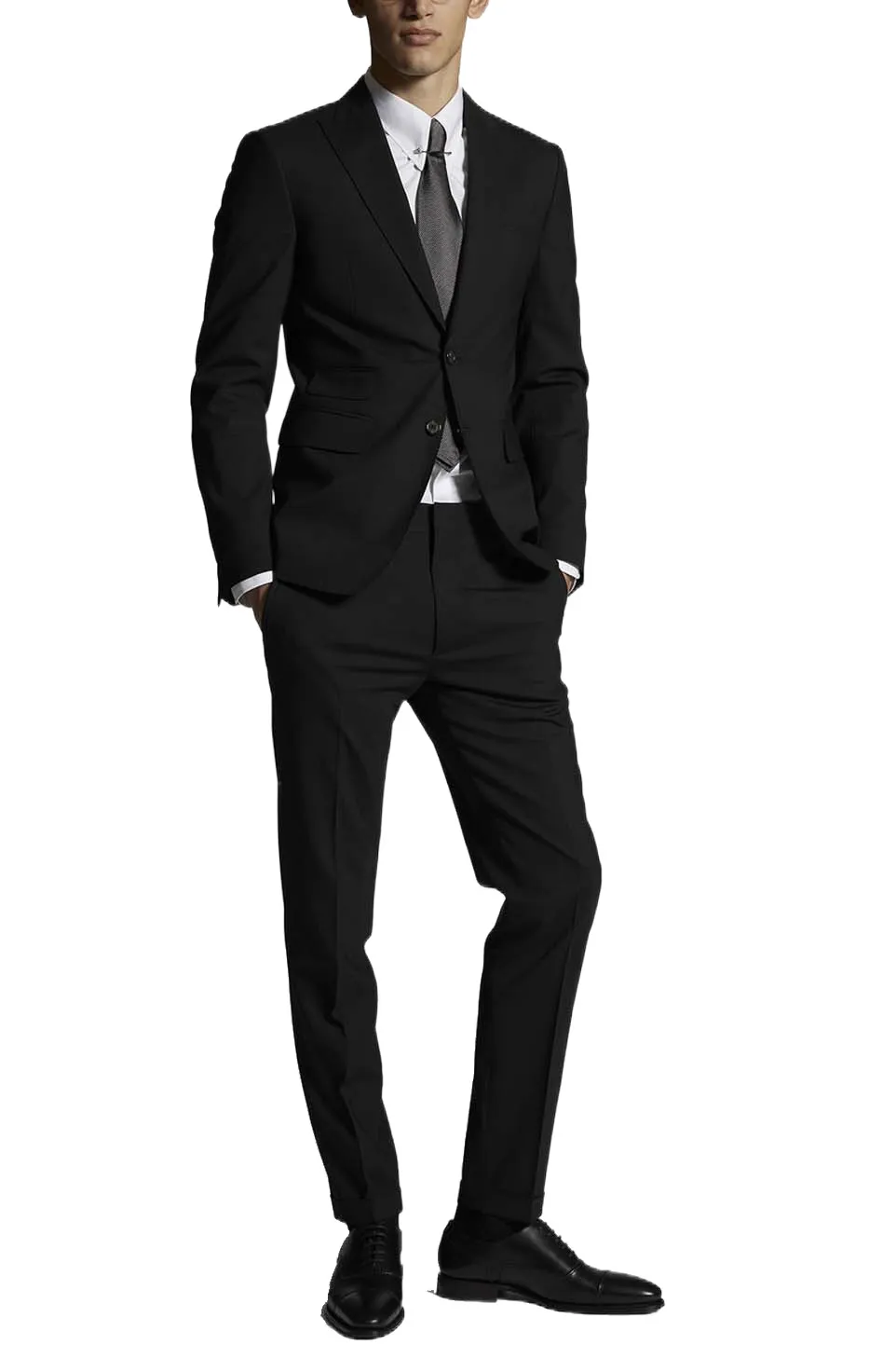 Single-Breasted Wool Suit