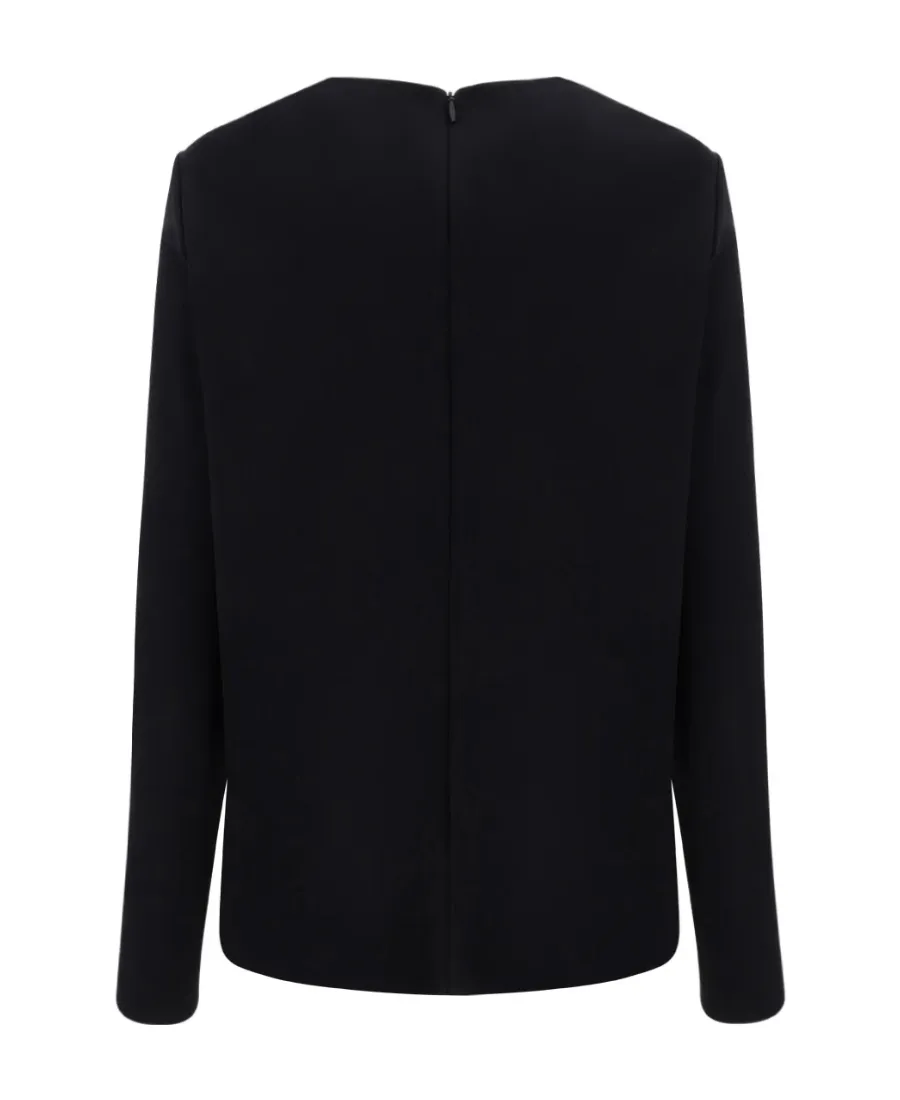 The Row Long-Sleeved Crewneck Top