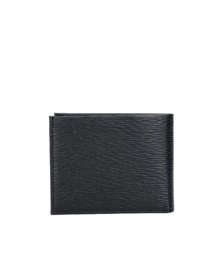 Ferragamo Gancini Plaque Bifold Wallet