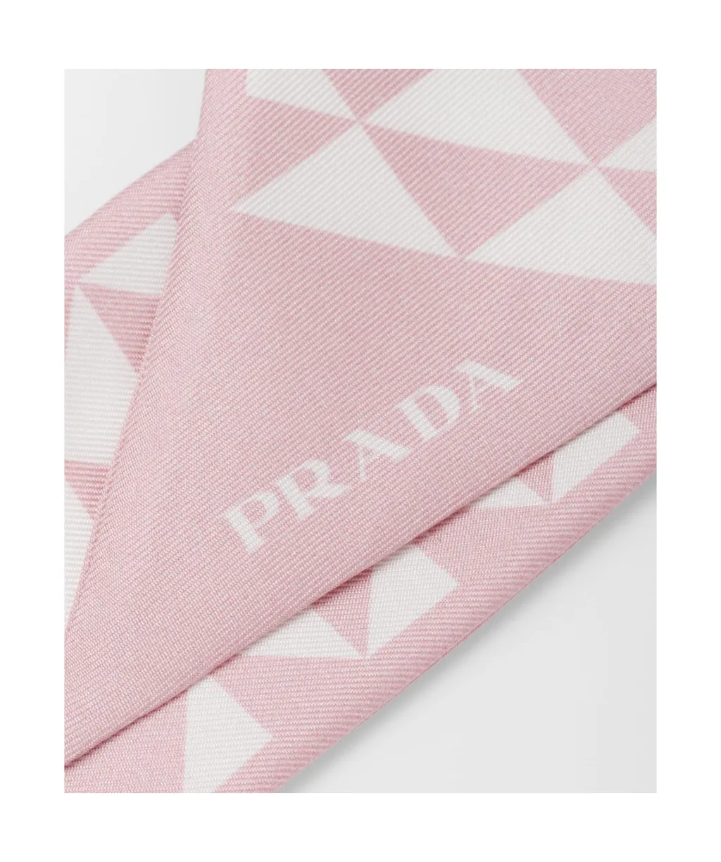 Prada Pattern-Printed Scarf
