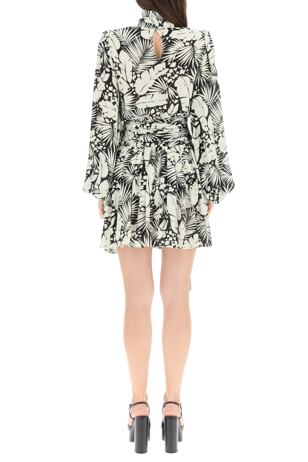 Saint Laurent Floral Printed Mini Dress