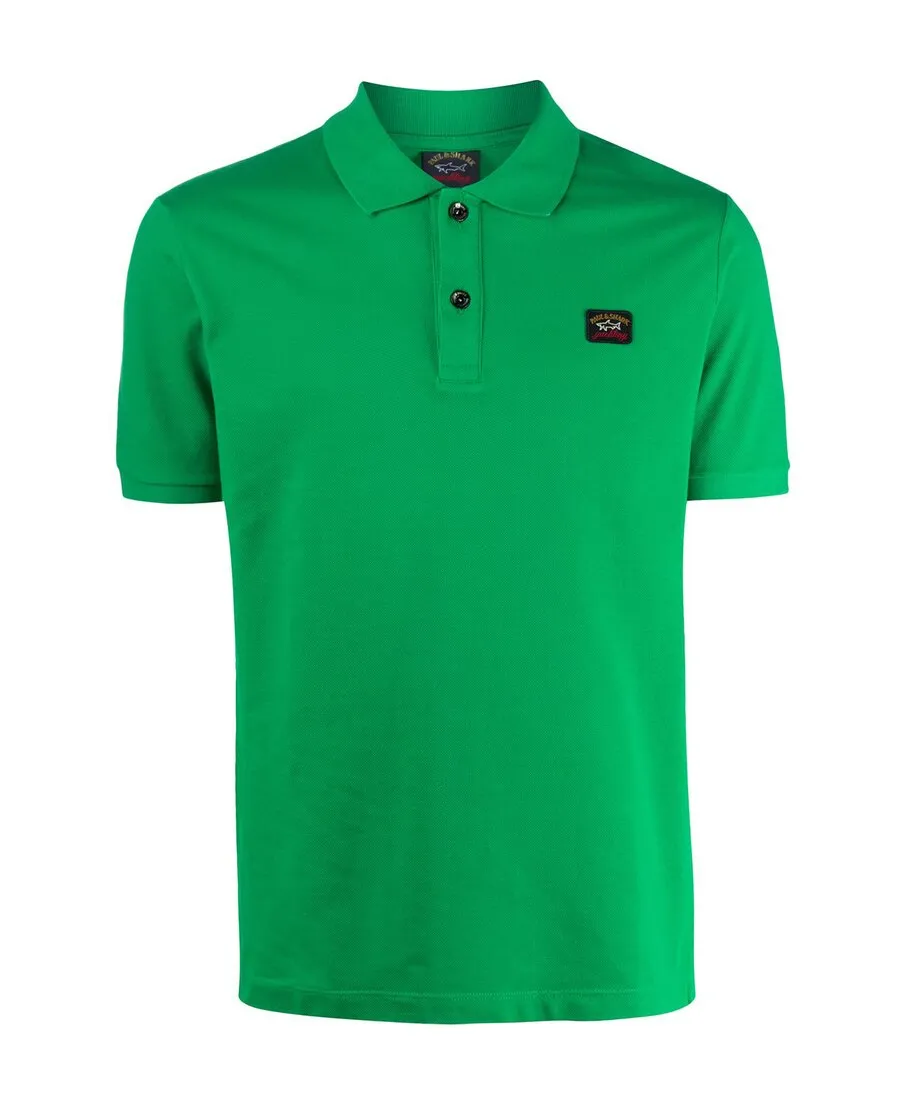 Logo Patch Polo Shirt