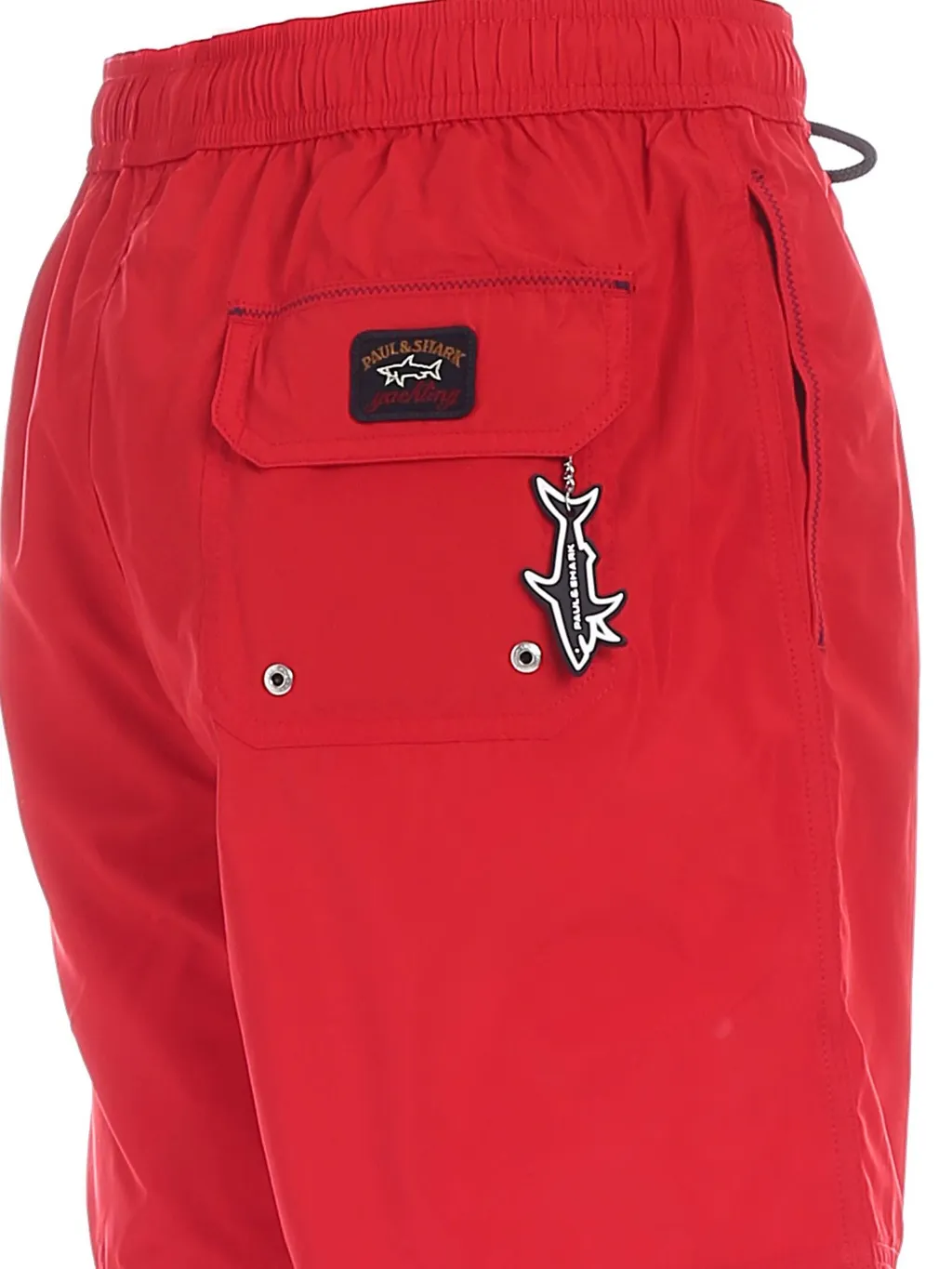 Logo Patch Swim Suit