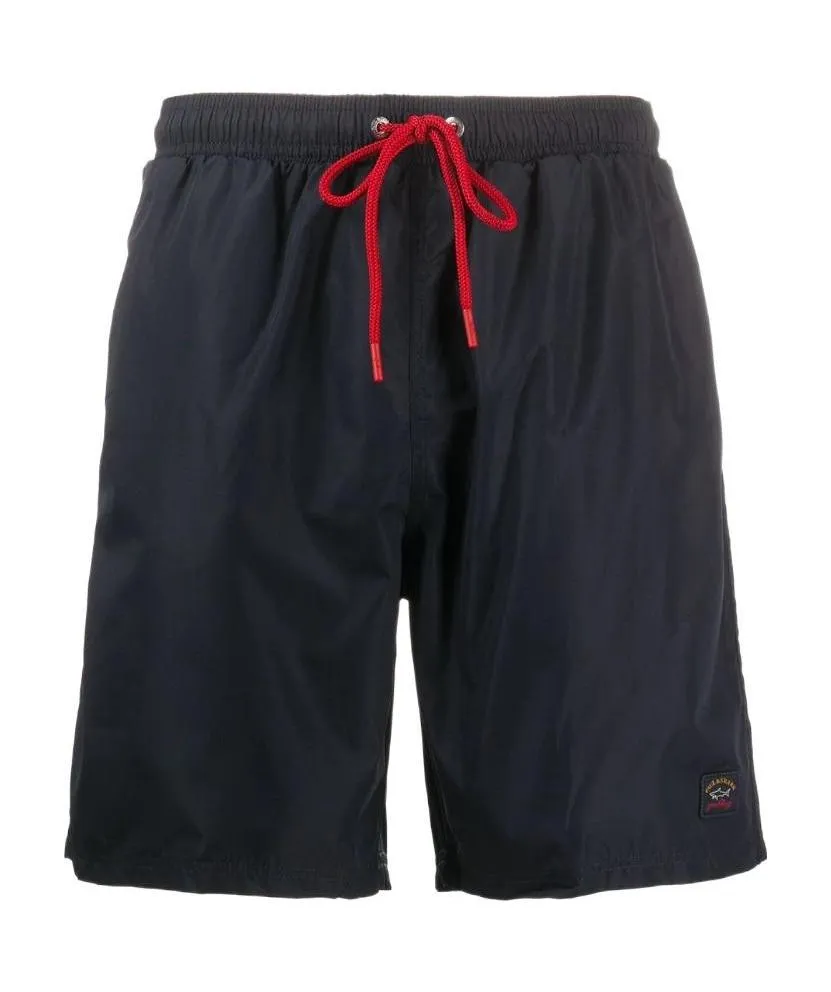 Logo-Patch Drawstring Swim Shorts