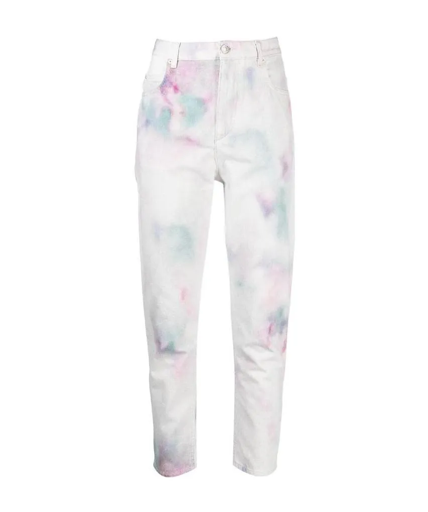Isabel Marant ÉToile Tie-Dye Effect Jeans