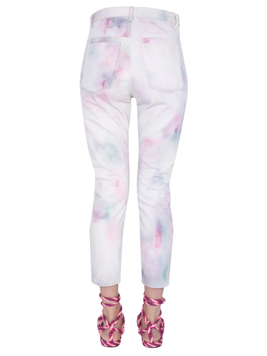 Isabel Marant ÉToile Tie-Dye Effect Jeans