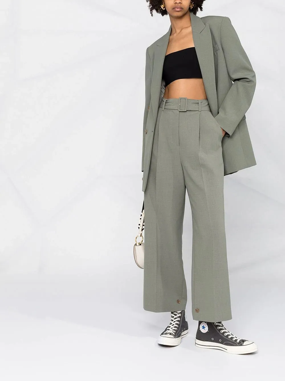 Strapless Cropped Top