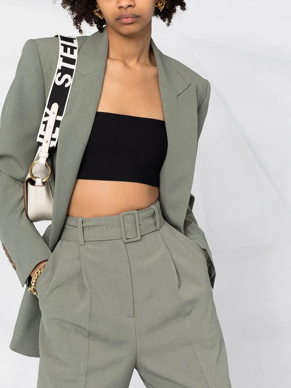 Strapless Cropped Top