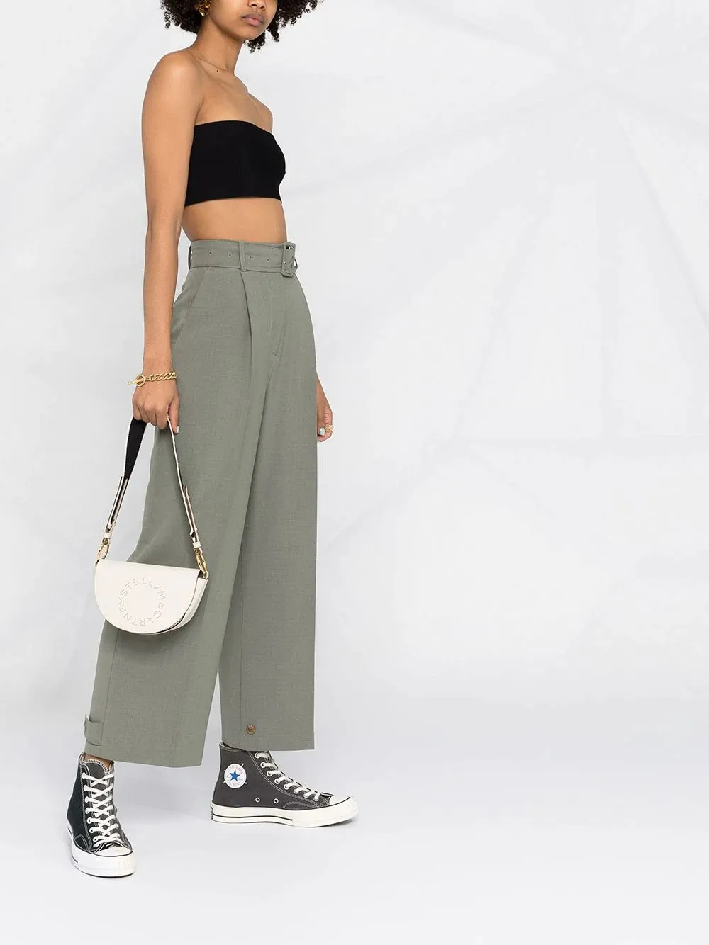 Strapless Cropped Top