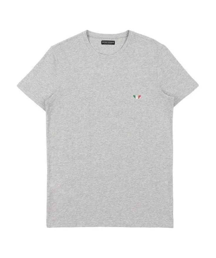 Round Collar Logo T-Shirt
