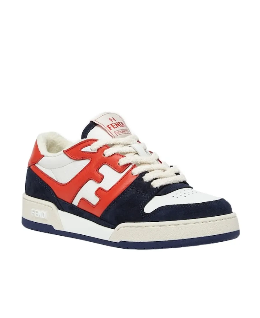 Multicolour Leather Low-Tops
