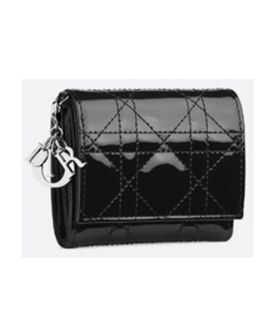 Lady Dior Lotus Wallet