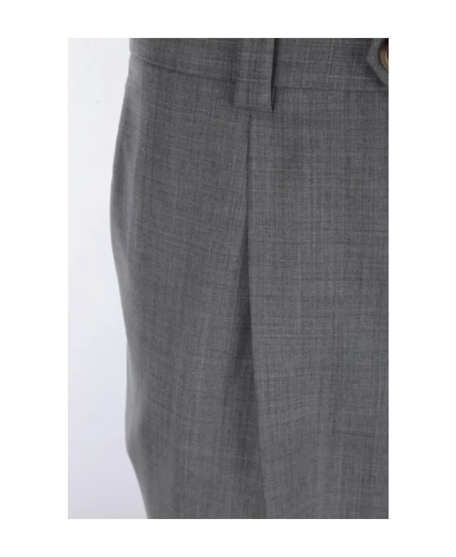 Brunello Cucinelli Mid-Rise Tapered Pants