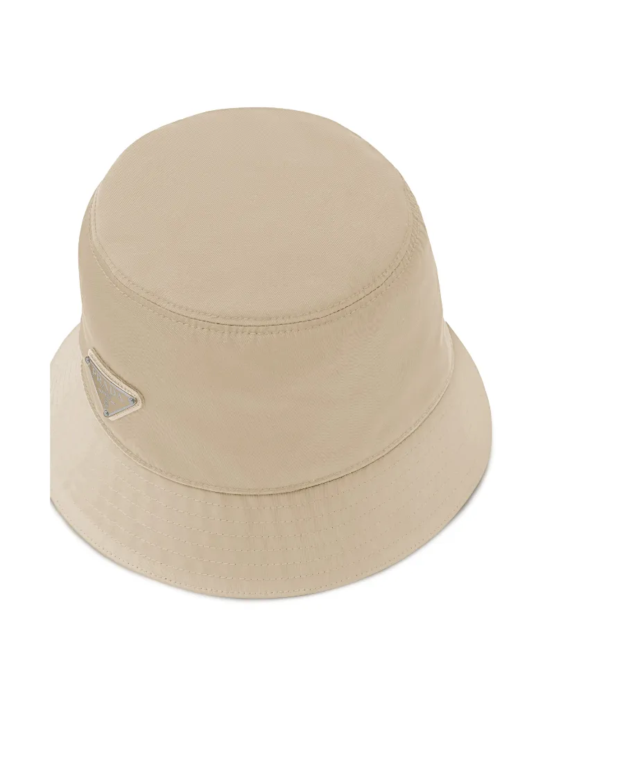 Prada Signature Logo Plaque Bucket Hat