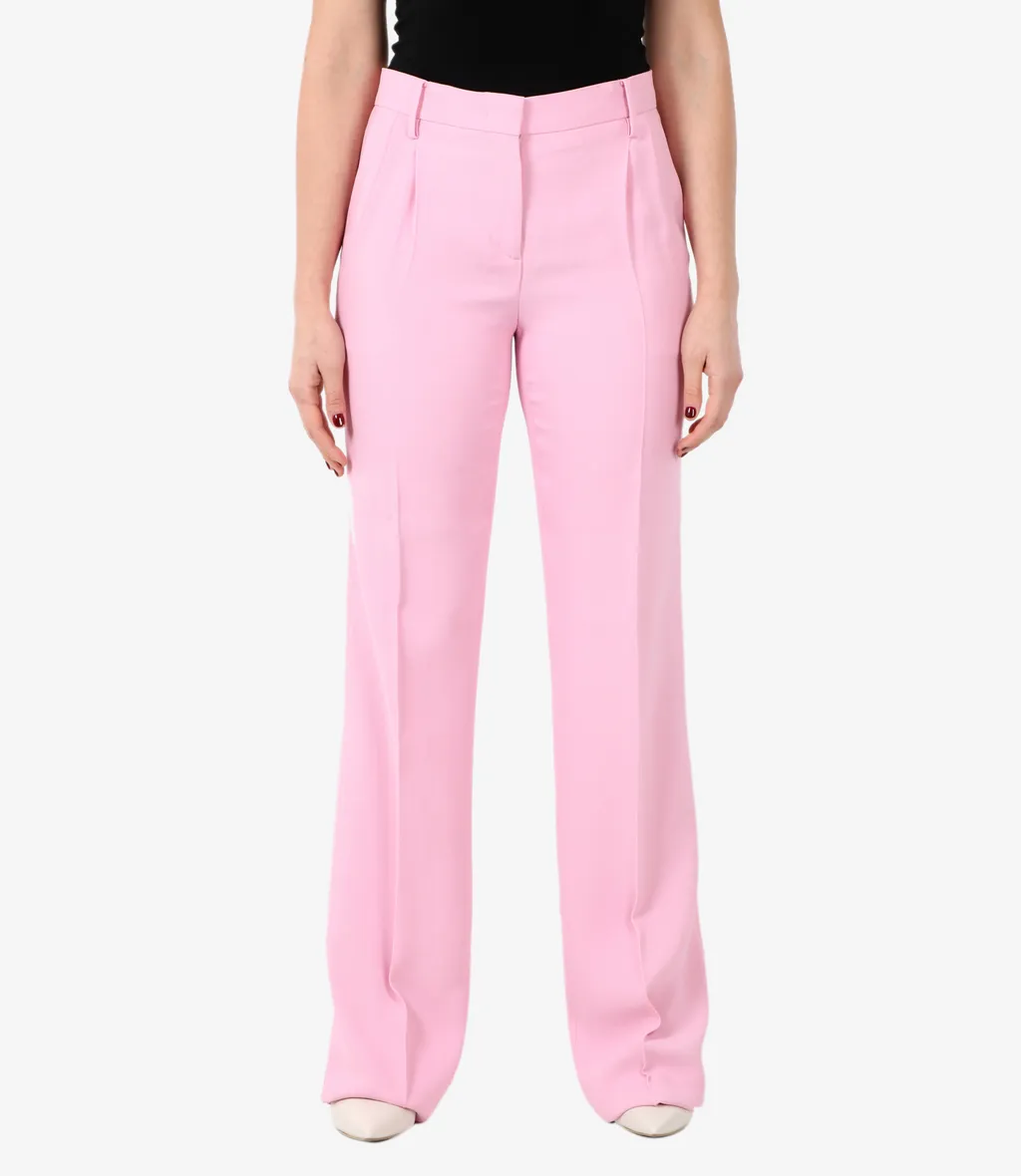 High-Waisted Horn Casual Pants
