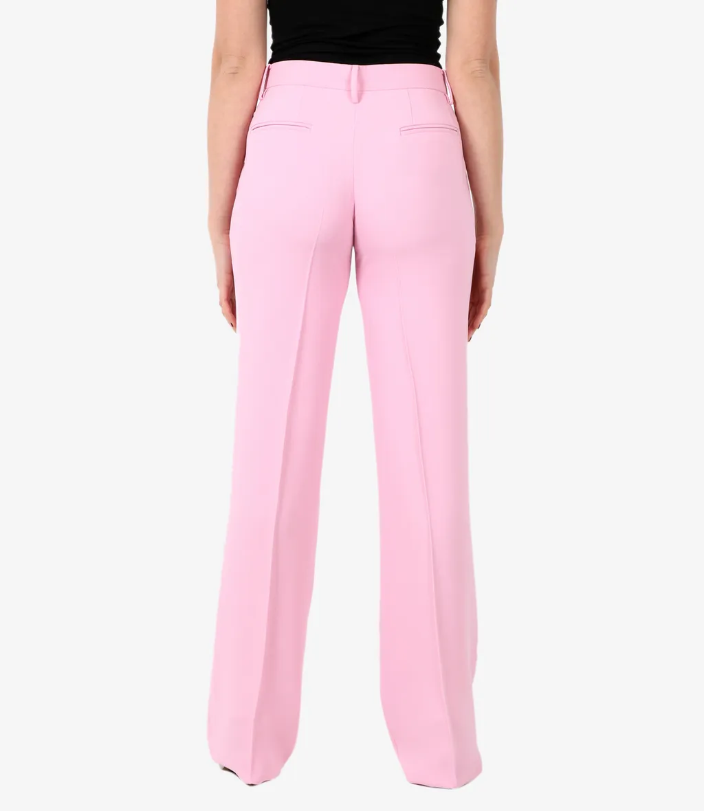 High-Waisted Horn Casual Pants