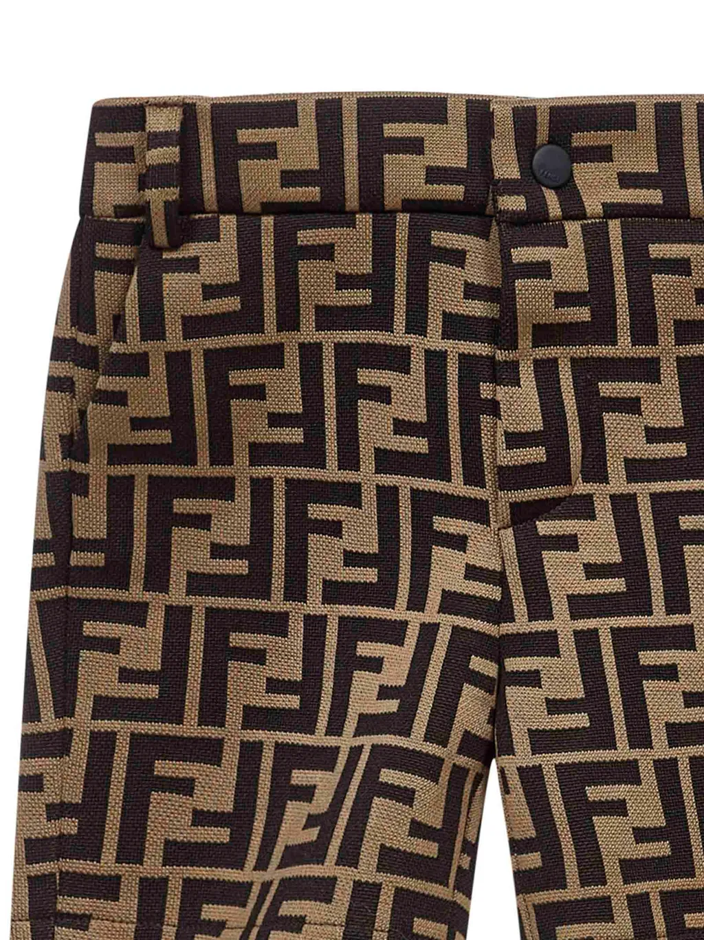 Fendi Kids All-Over Ff Printed Bermuda Shorts