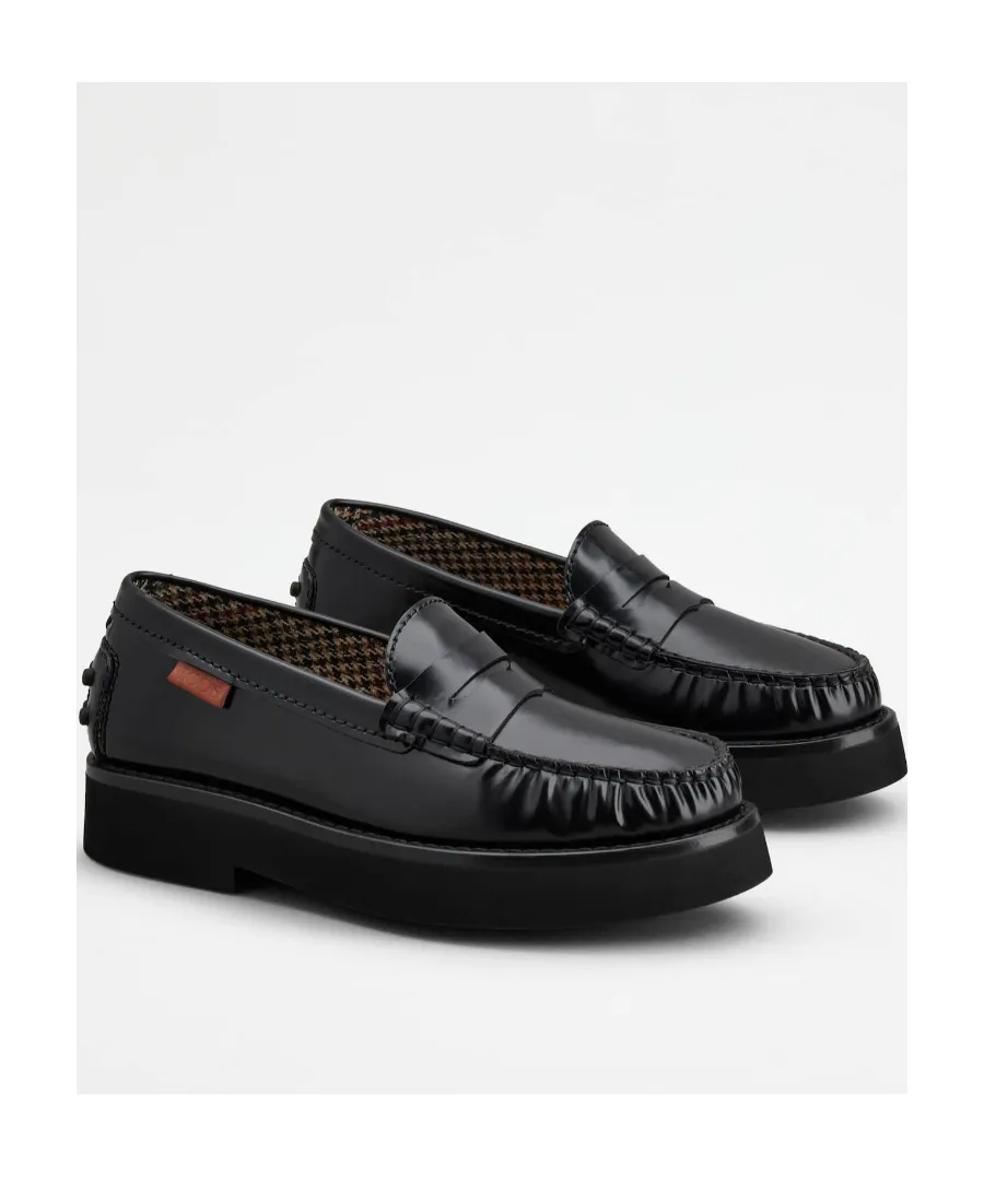 Tod's Penny-Slot Round Toe Loafers