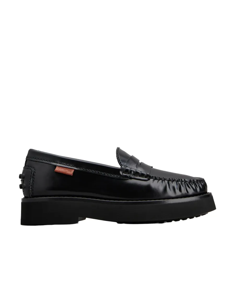 Tod's Penny-Slot Round Toe Loafers