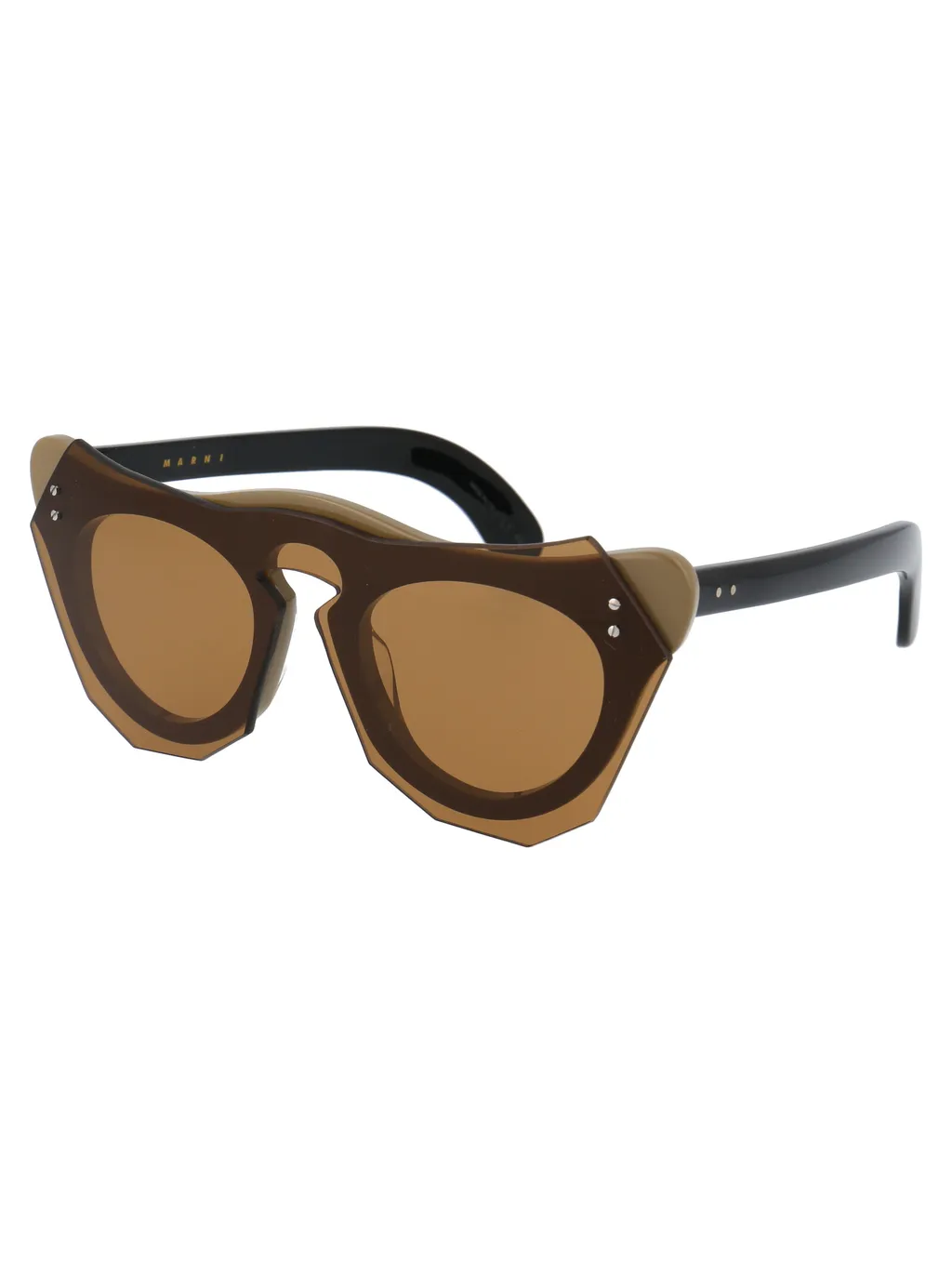 Geometric-Frame Sunglasses