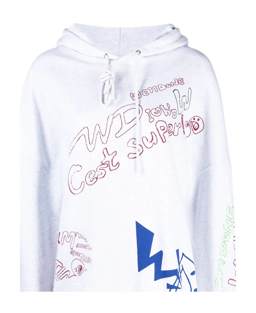 Graffiti Print Hoodie