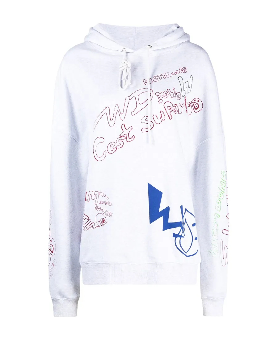 Graffiti Print Hoodie