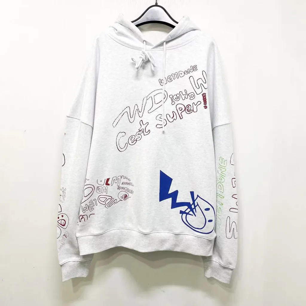 Graffiti Print Hoodie