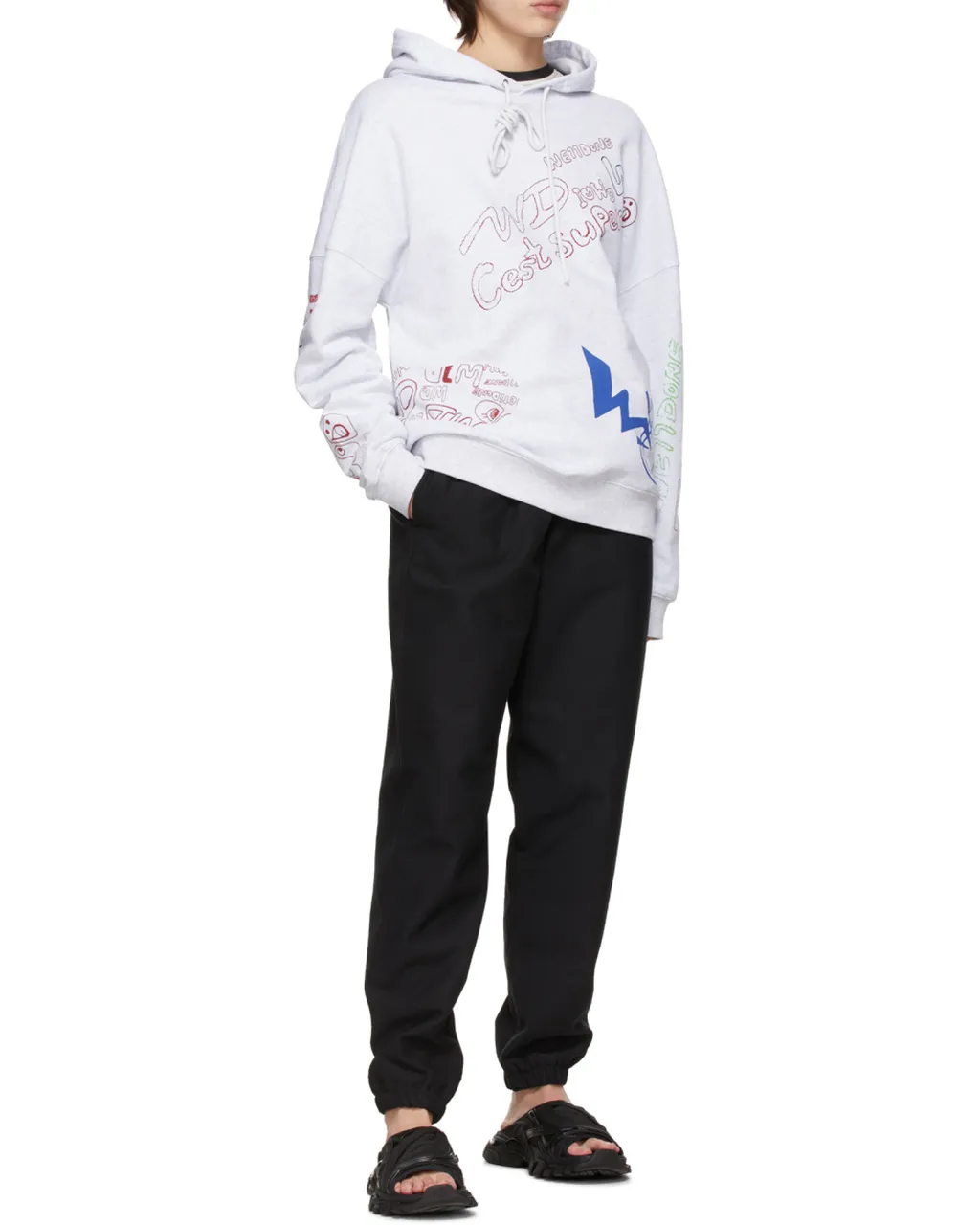 Graffiti Print Hoodie
