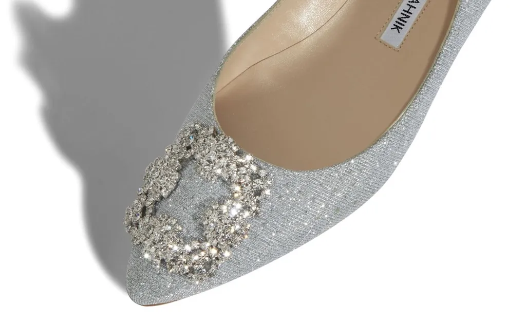 Rhinestone Shiny Flats