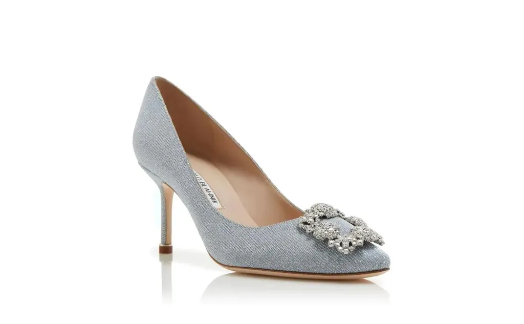 Crystal Clasp High Heels