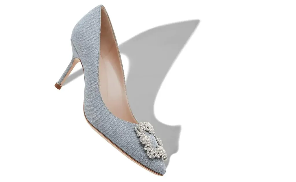 Crystal Clasp High Heels