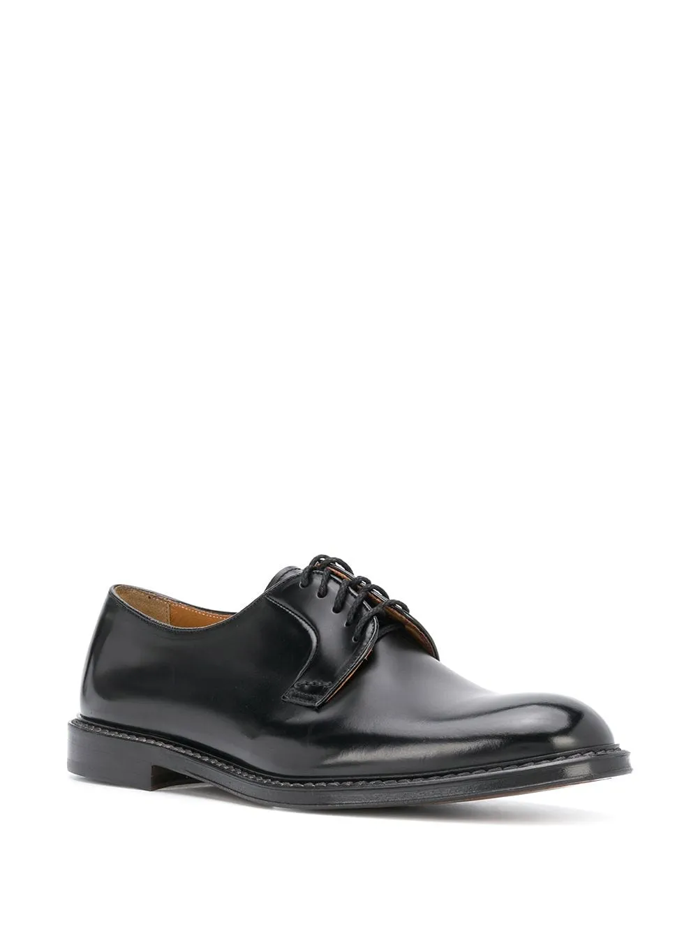Doucal's Round Toe Lace-Up Shoes
