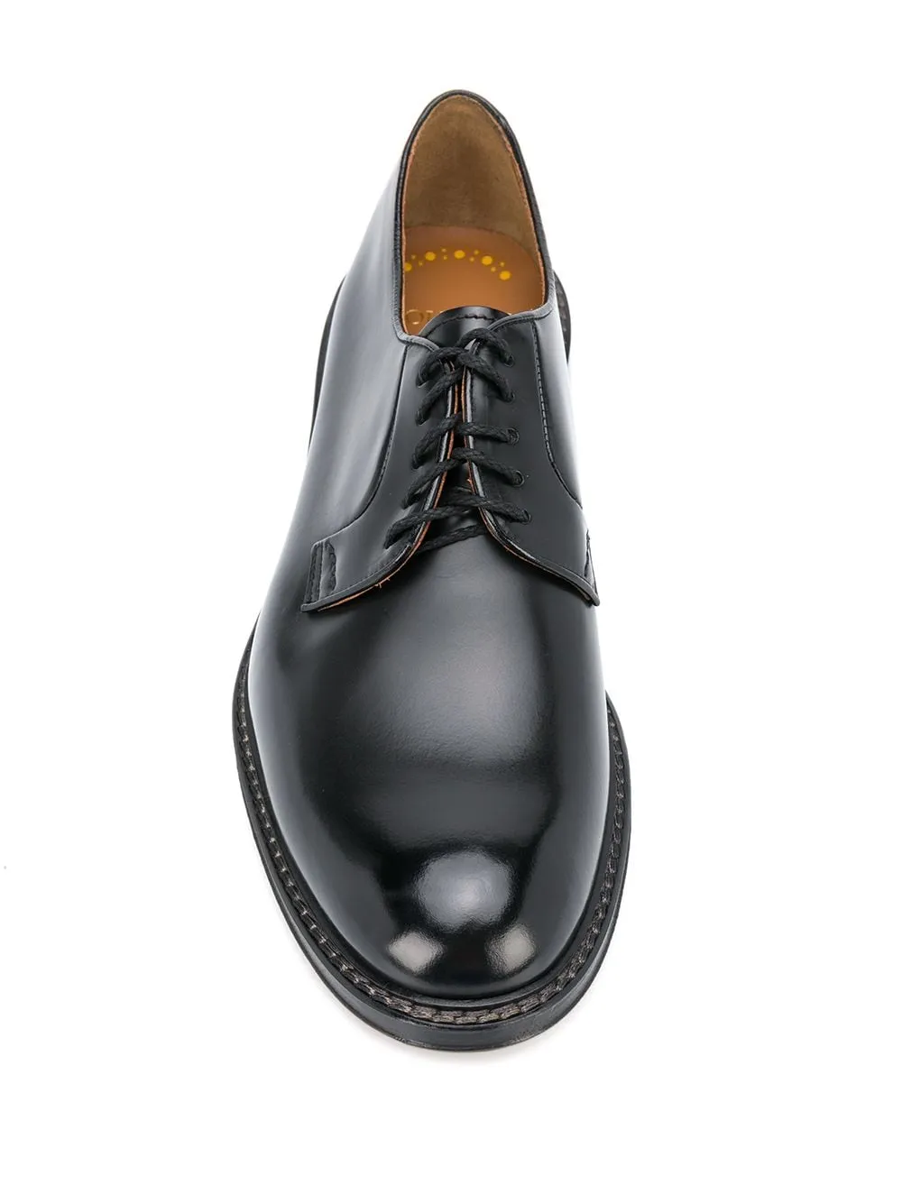 Doucal's Round Toe Lace-Up Shoes