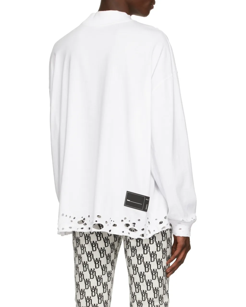 Branded Perforated Sweatshirt