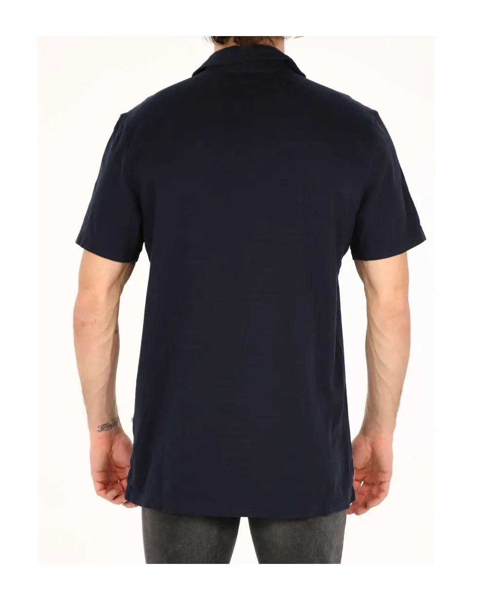 James Perse Button Detailed Short-Sleeved Polo Shirt