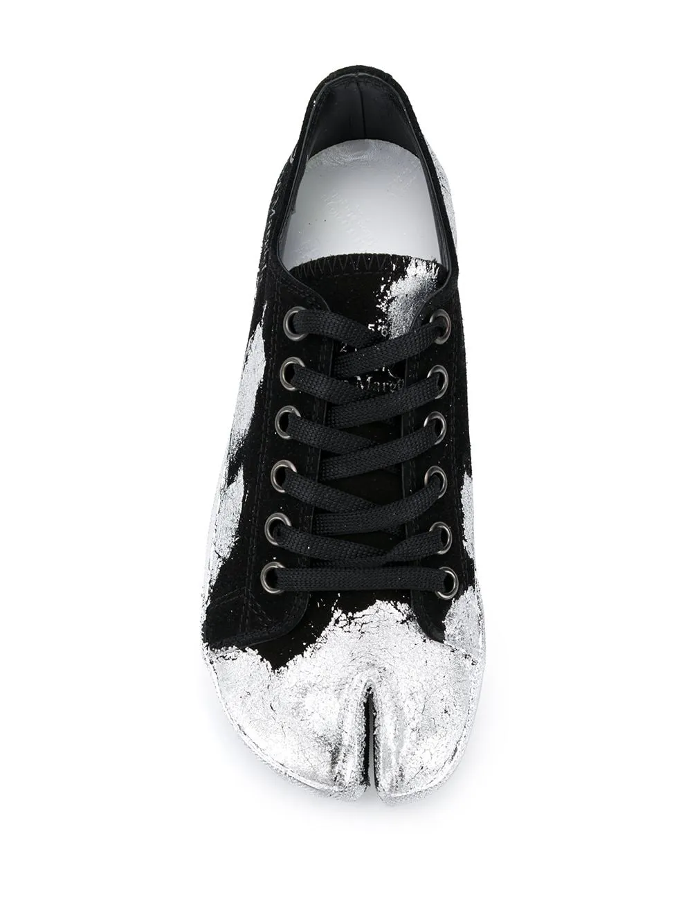 Tabi Paint-Effect Sneakers