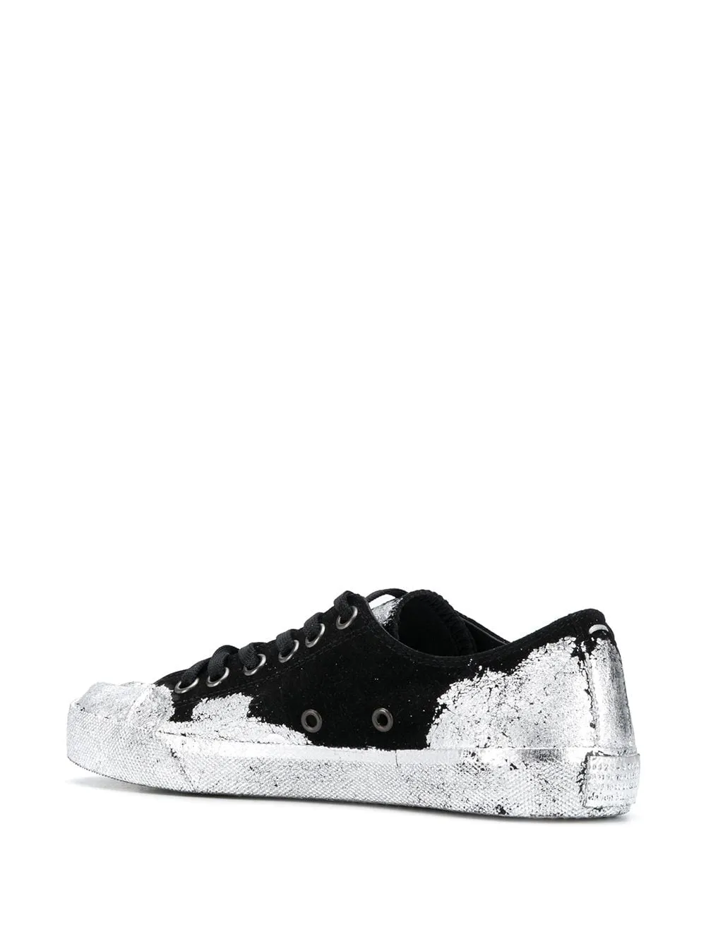 Tabi Paint-Effect Sneakers