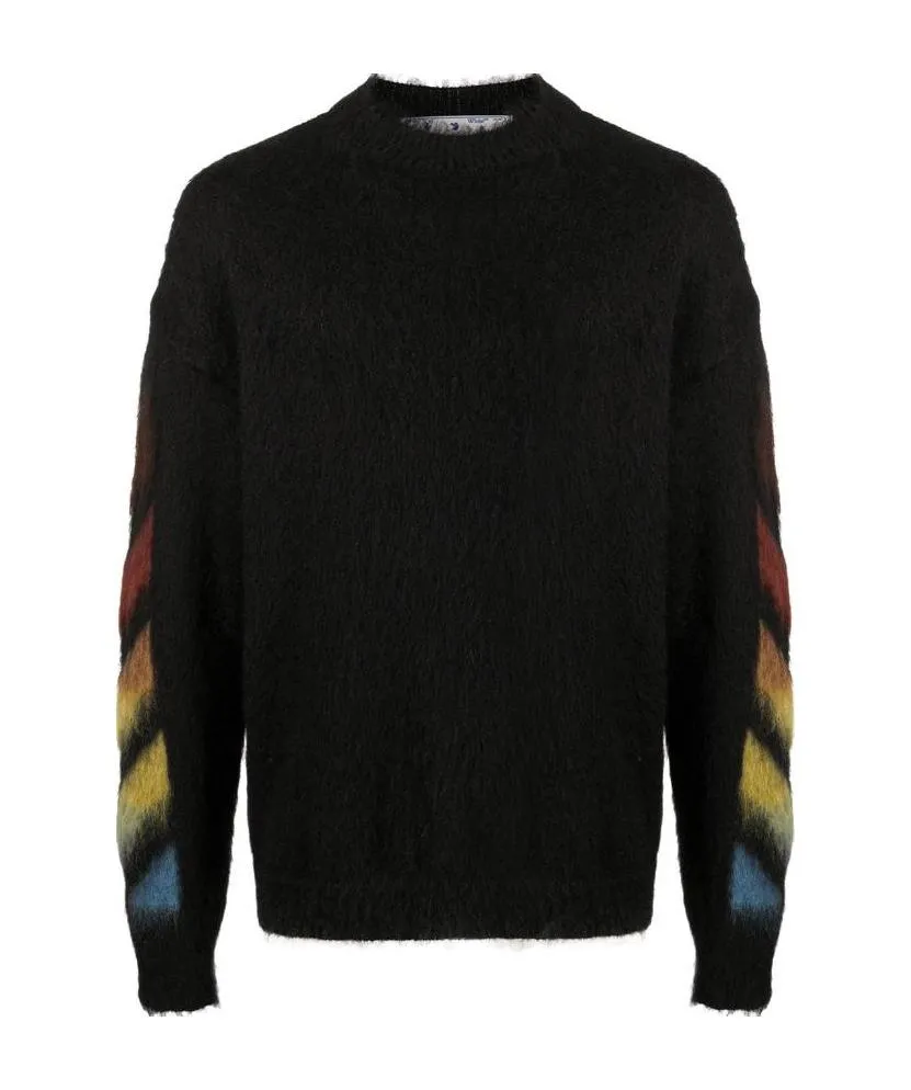 Off-White Gradient Diagonal Print Knitted Jumper