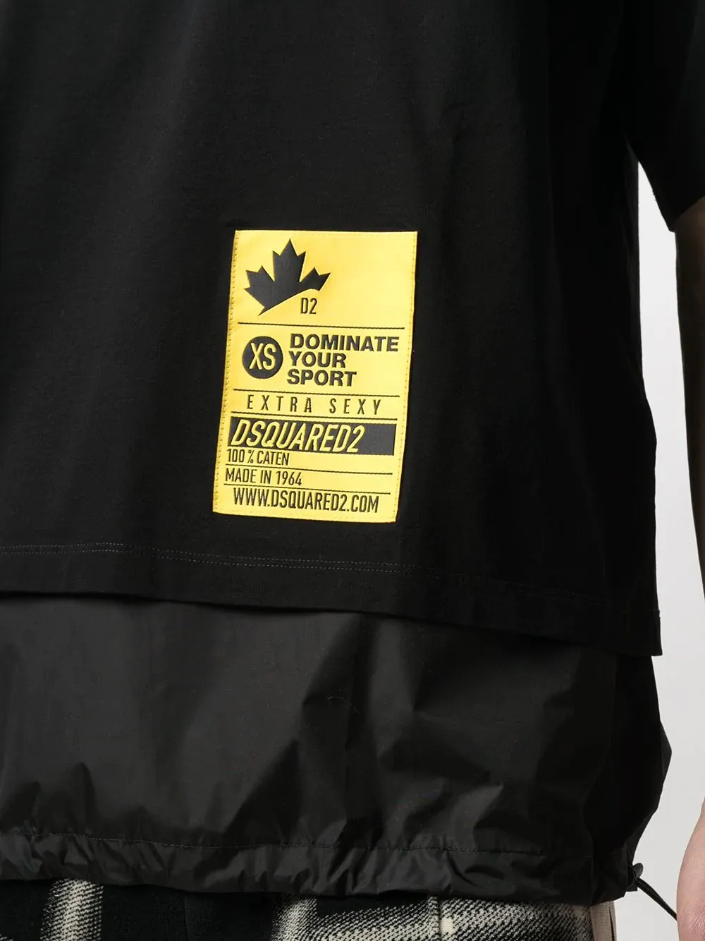 Logo-Patch Removable-Panel T-Shirt