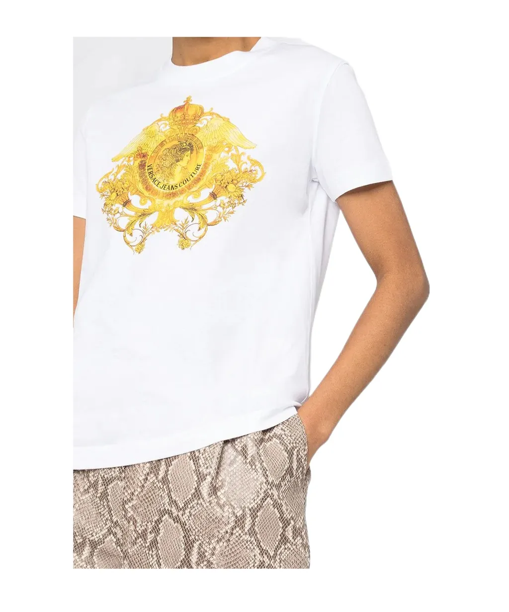 Rococo Crystal-Motif T-Shirt