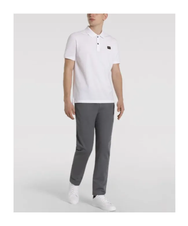 Polo Shirt With Logo Patch