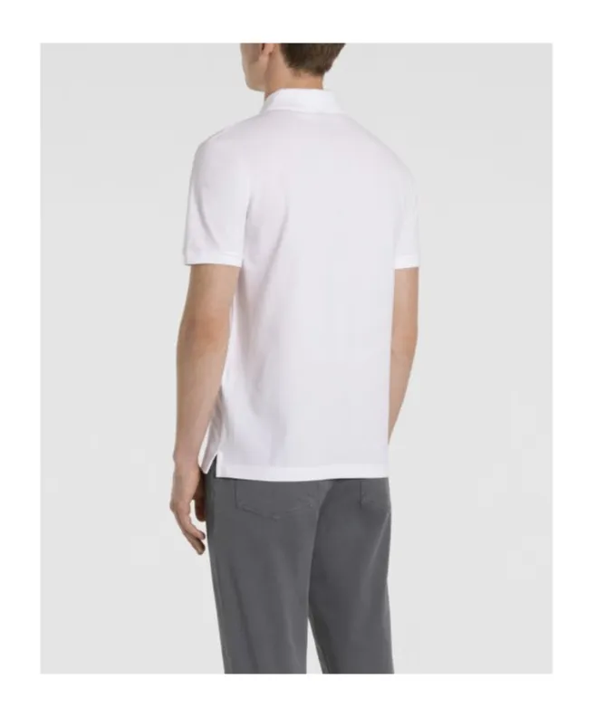 Polo Shirt With Logo Patch