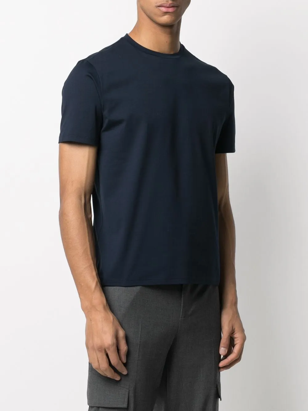 Plain Crew-Neck T-Shirt